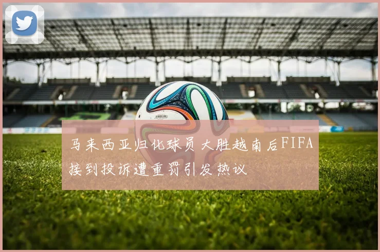 马来西亚归化球员大胜越南后FIFA接到投诉遭重罚引发热议